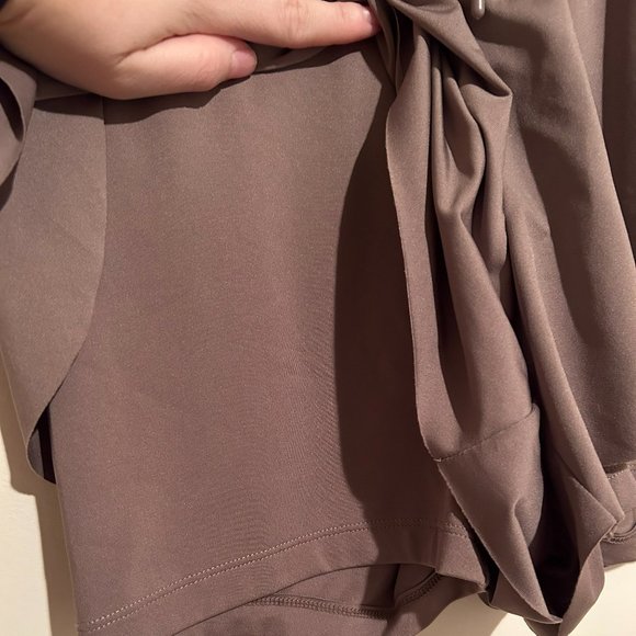 Athleisure Shorts with Skirt Detailing - Picture 4 of 6